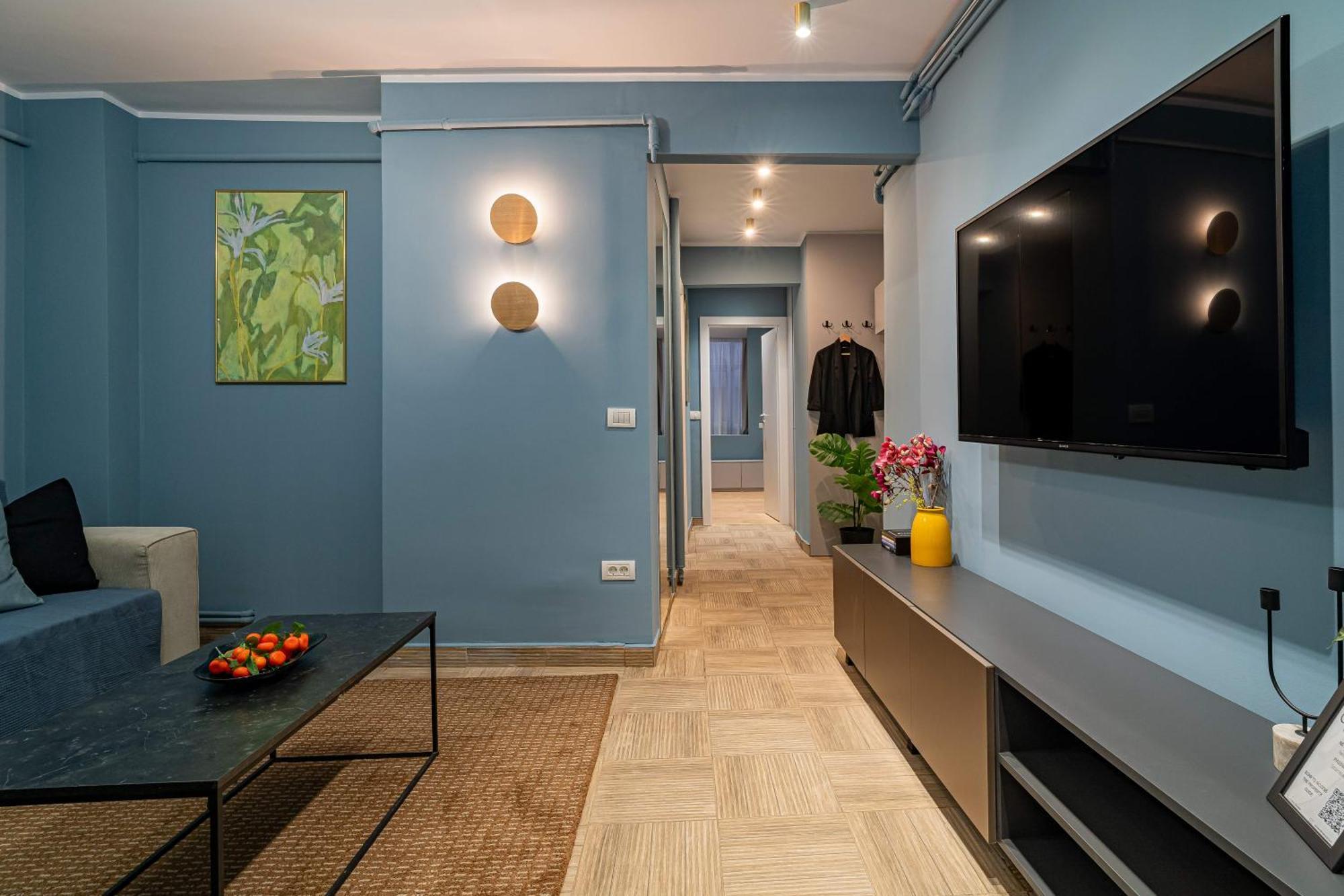 Appartamento Celestial Azure - Tranquil 1br In Piata Universitatii Bucarest