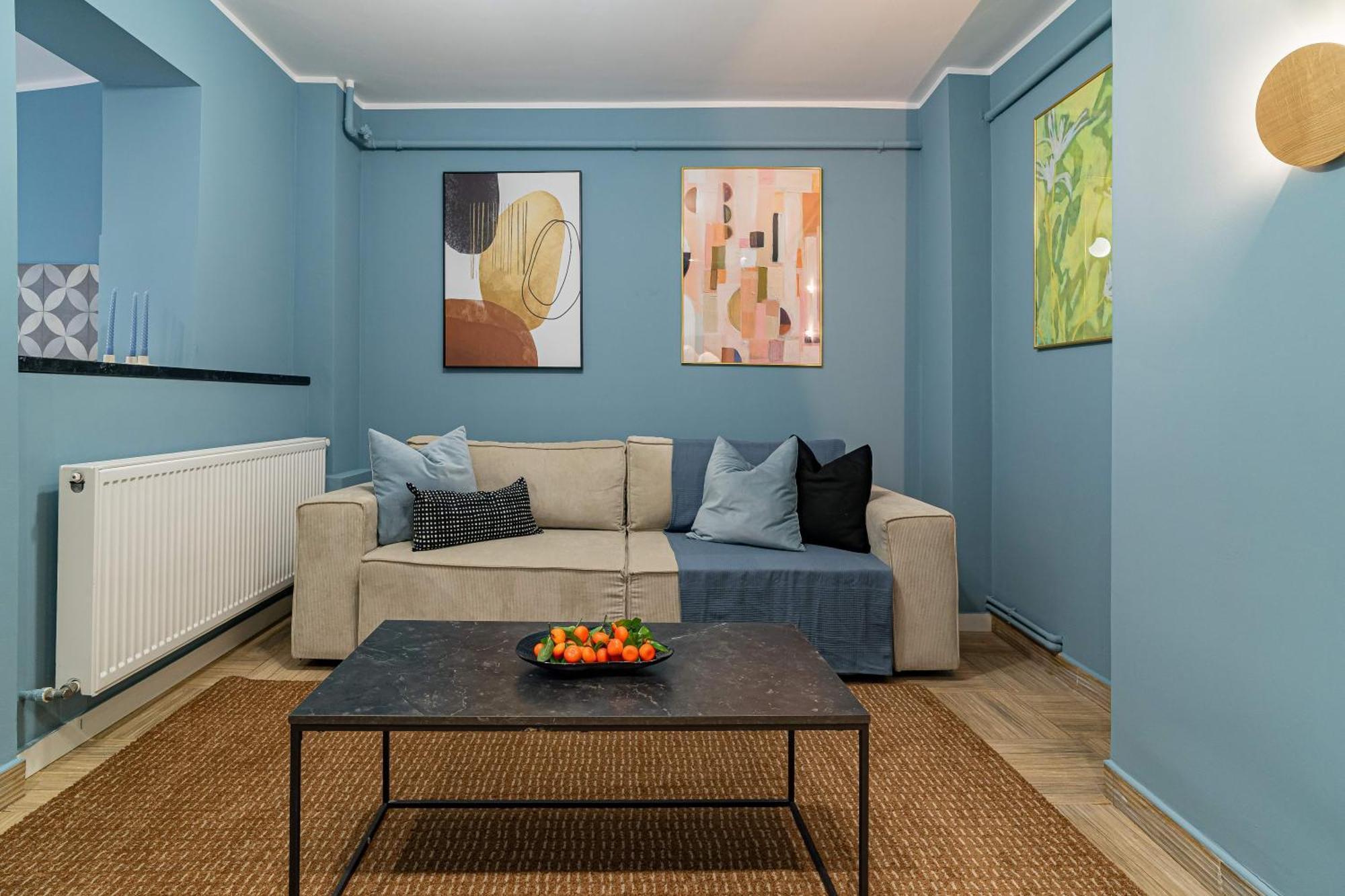 Celestial Azure - Tranquil 1br In Piata Universitatii Bucarest